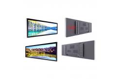China Strip Stretched Bar LCD Display 1080P Full HD Video Security Anti Theft supplier