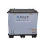 Customizable HDPE storage foldable plastic pallet box for auto parts packaging