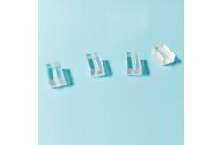 China Optical Fiber Quartz Substrate 4x3x7mm Precision Slot Positioning Fiber Coupling Base supplier