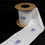 LDPE Plastic Single Side Opening Pre Opened Perforated Bags for sale