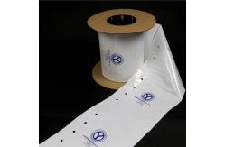 China LDPE Plastic Single Side Opening Pre Opened Perforated Bags supplier