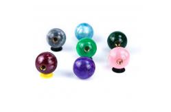 China Round Billiard Gumball Shift Knob , Manual Gear Stick Shift Knob supplier