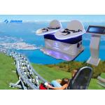 9D VR Slide Double Players Virtual Reality Roller Coaster Simulator