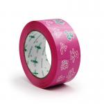 Printed Clear Fragile Plastic Bopp Packing Tape Customized Service