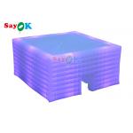 PVC Automatic Inflatable Lawn Tent  10x10x5m Inflatable Led Party Tent for sale