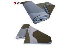 China Polyester Personalised Sports Towel Innovative Design Chemical Free Unique Knit Weave supplier