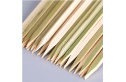 China 15cm Bamboo Paddle Picks Skewers for BBQ 100packs supplier