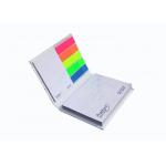 Hardcover Post Its Notes with Custom Self-adhesive Sticky Notes and Colorful Strips for sale