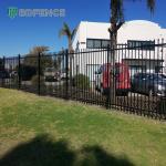Versatile Tubular Steel Fence Multiple Applications