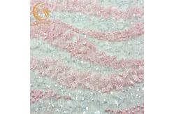 China Glitter Sequin Lace Material Custom Pattern Evening Dress Lace supplier