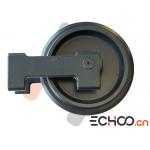 Cranck Resistance PC12 Excavator Track Idler With Steel Material Lifetime Lubrication for sale