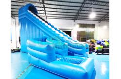 China 0.55mm PVC Tarpaulin Inflatable Slide Bouncer For Pool supplier