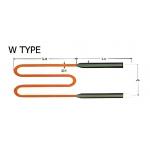 High Temperature W Type MoSi2 Heating Element Molybdenum Disilicide Heater for sale
