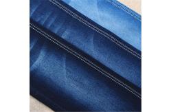 China Eco Friendly Stretch Denim Fabric Cotton Poly Rayon Spandex Slub Style supplier