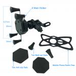 Waterproof 3-6.5inch X Claw Motorcycle Phone Mount For Cycling for sale