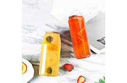 China 350ML 500ML Plastic Drinking Jar Pet Cans For Soft Drinking supplier