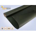 32-34 Oz. Fire Retardant Silicone Coated Fiberglass Cloth For Welding Curtains for sale