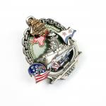 Custom 3D Badge Layers Screw Exceptional Craftsmanship For Tournaments