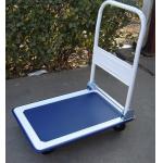 Heavy Duty Folding Platform Cart 150kg Rolling Flatbed Cart Hand Truck Cart for sale