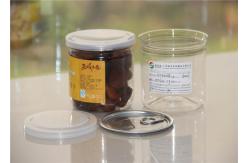 China 500ml Transparent Clear Plastic Packaging Tubes Dates Packaging Plastic Container supplier