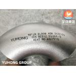 JIS B2312 WP304 LR ELBOW 45 90 DEGREE BUTT WELD PIPE FITTING for sale