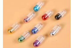 China Round 1g Single Pill Container PET Empty Plastic Capsules supplier