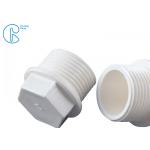 Convenient Installation Square PPR Plastic White Pipe Thread Plug