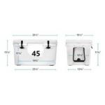 45L Ice Box Molds Aluminium CNC Solid Billet Rotational Molding Mold for sale