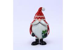 China Santa Claus Custom Metal Christmas Decoration Ornaments Rustproof supplier