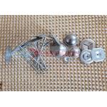 Disc Base Perforated Base Insulation Fasteners For Roofing Application And Deck