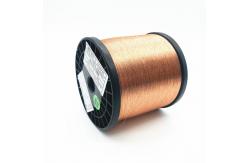 China 38 AWG  0.1mm / 2 Strands Insulated Conductor Copper Litz Wire supplier
