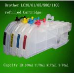 Refill ink cartridge for Brother (LC38 cartridge) printer for sale