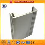 Silver / Bronze Aluminum Extrusion Profiles For Building Heat Insulation for sale