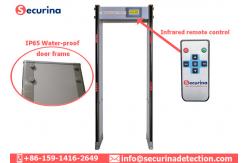 China 300 Level High Sensitivity Archway Metal Detector 760mm Passenger Channel IP65 supplier