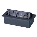 Hidden Worktop Electrical Sockets 226*112*68mm Install Size 2 USB Charger for sale