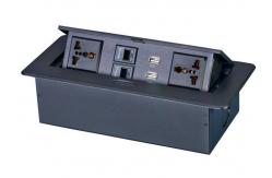 China OEM Pop Up Power Socket , Hidden Plug Socket Long Working Life supplier