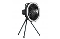 China 7800mAh USB Rechargeable Portable Camping Fan Strong Wind Silent Tripod Oscillating Fan supplier