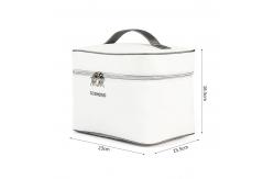 China Large Makeup Train Cosmetic Case Brush Dupont Toiletry Tote Bag supplier