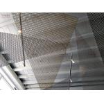 Architectural Suspended Aluminum Ceiling Expanded Metal Panels Black for sale