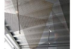 China Architectural Suspended Aluminum Ceiling Expanded Metal Panels Black supplier