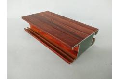 China Smooth Surface Wood Finish Aluminium Profiles Aesthetic Coordination supplier