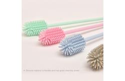 China Bpa Free Multipurpose Silicone Dish Brush With Handle supplier