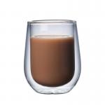 High Borosilicate Pyrex Glass Coffee Cup Customized Design Transparent Color for sale