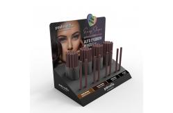 China Customized PVC Display Stand Foam Board Eyebrow Pencils Display Racks For Cosmetics supplier