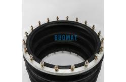 China Heavy-Duty Equipment Air Spring 3H480312 with Flange Ring Triple Convoluted supplier