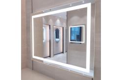 China Large Hotel Bathroom Vanity Mirror with LED Light Enhance customizable supplier