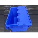 Impact Resistance Plastic Attached Lid Containers For Industrial