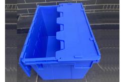 China Impact Resistance Plastic Attached Lid Containers For Industrial supplier