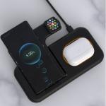 Cheap 15 Watt Kickstand Phone Stand 15W Fast Qi Wireless Charger 3 In 1 For Iphone 13 14 for sale