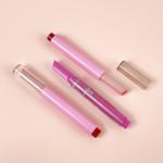 Custom Built In Sponge Pencil Shaped Smudge Proof Standard Capacity Lipstick Pencil Container